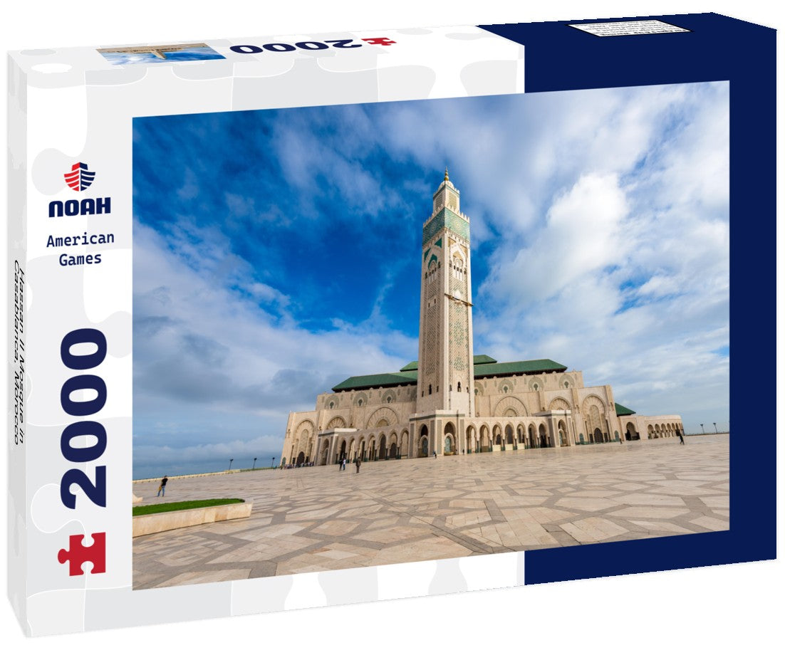 Noah Jigsaw Puzzle Hassan II Mosque in Casablanca, Morocco 2000 Pieces