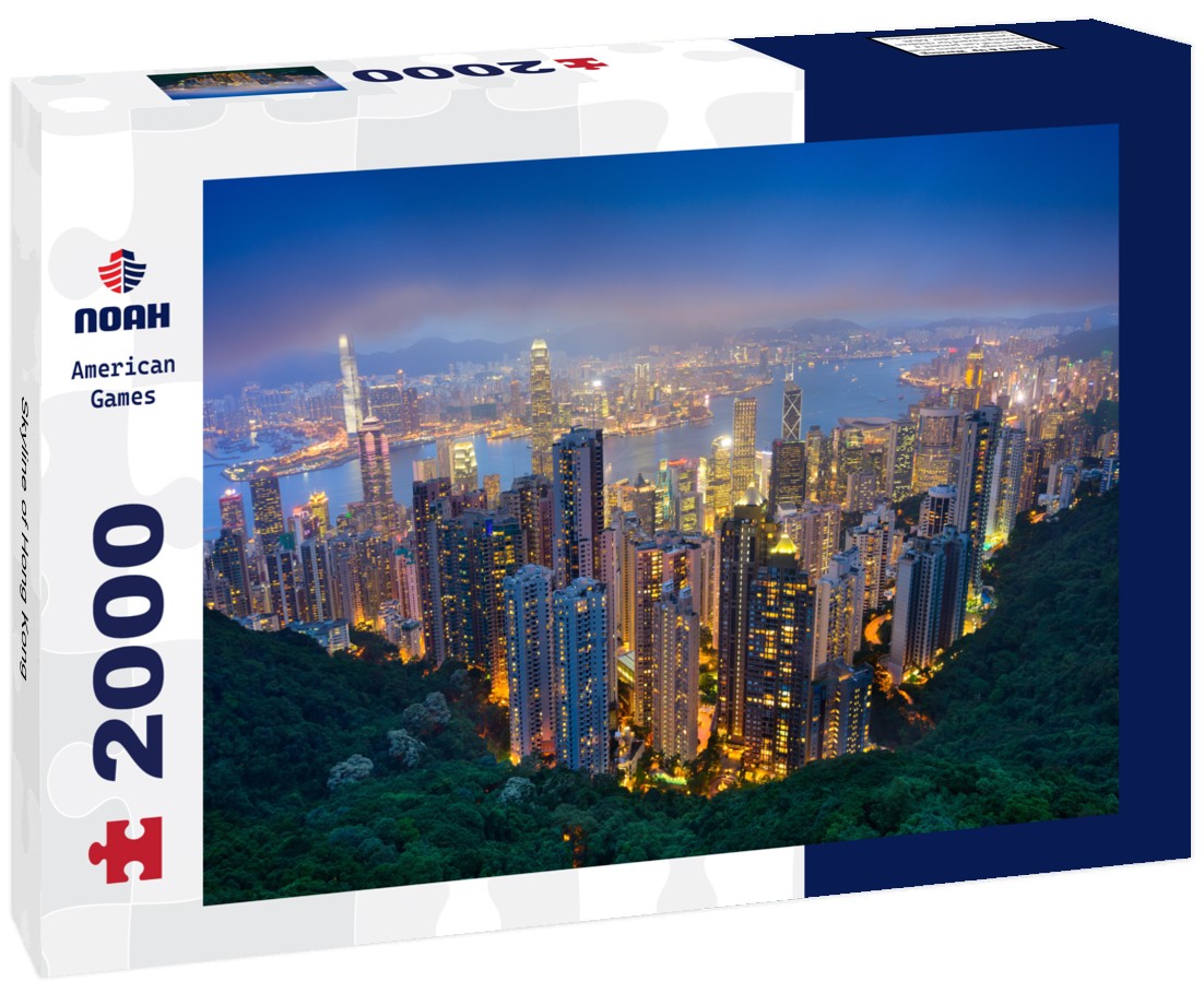 Noah Jigsaw Puzzle Skyline of Hong Kong 2000 Pieces
