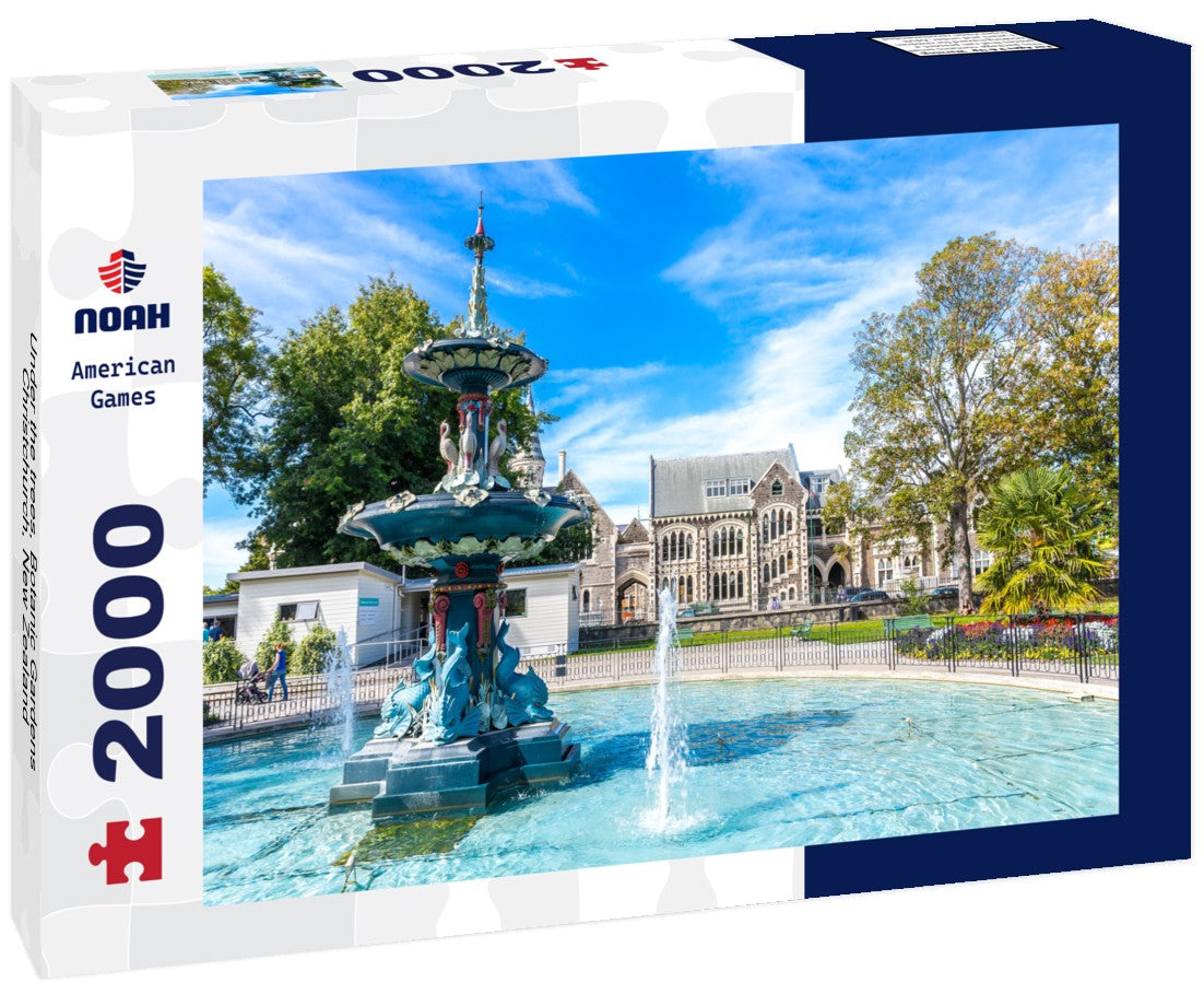 Noah Jigsaw Puzzle Under the trees, Botanic Gardens, Christchurch, New Zealand 2000 Pieces