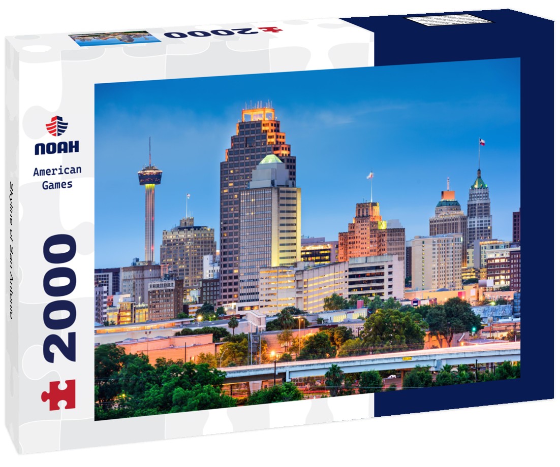 Noah Jigsaw Puzzle Skyline of San Antonio 2000 Pieces