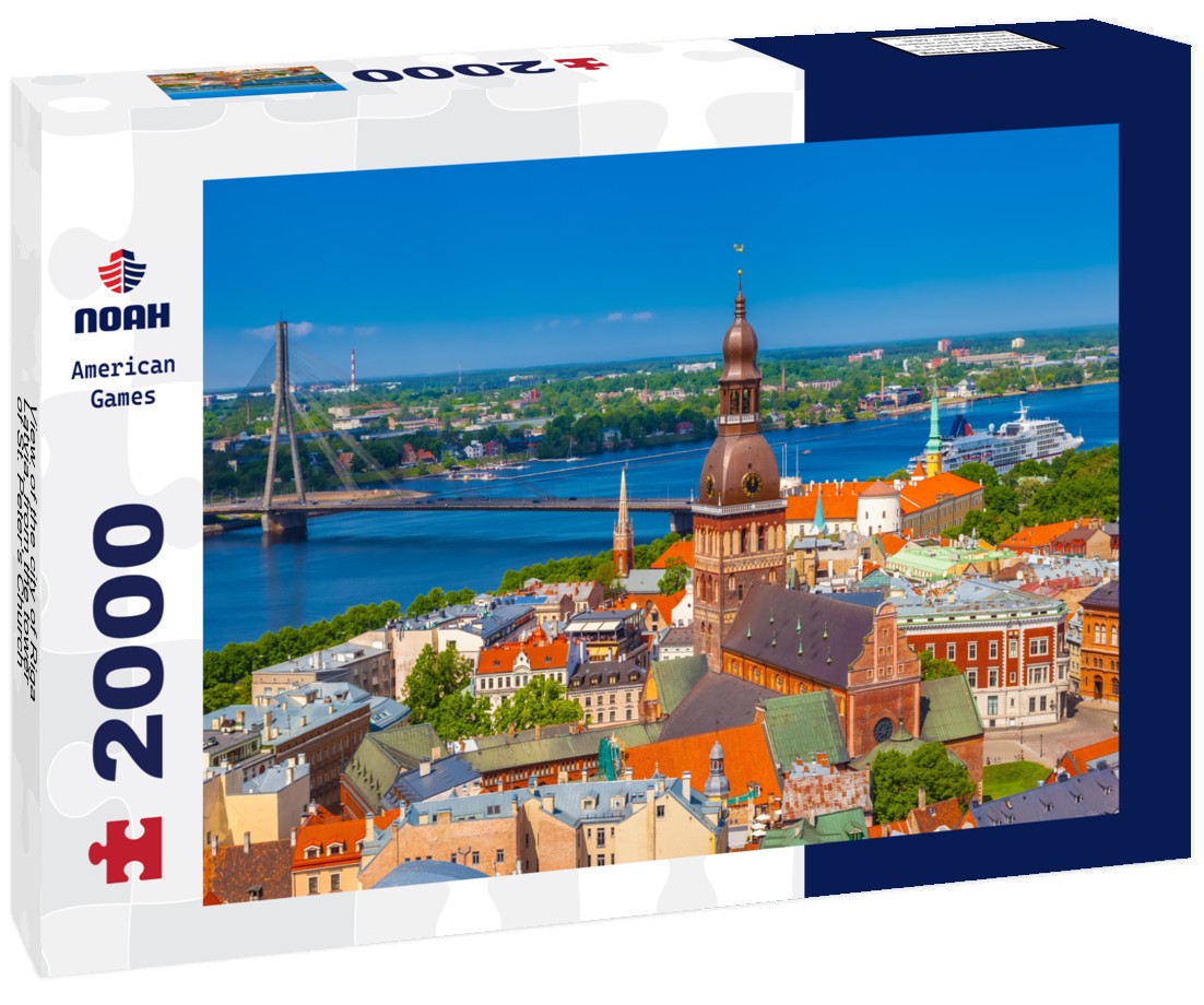 Noah Jigsaw Puzzle View of the city of Riga, Latvia, from the tower of St. Peter's Church 2000 Pieces
