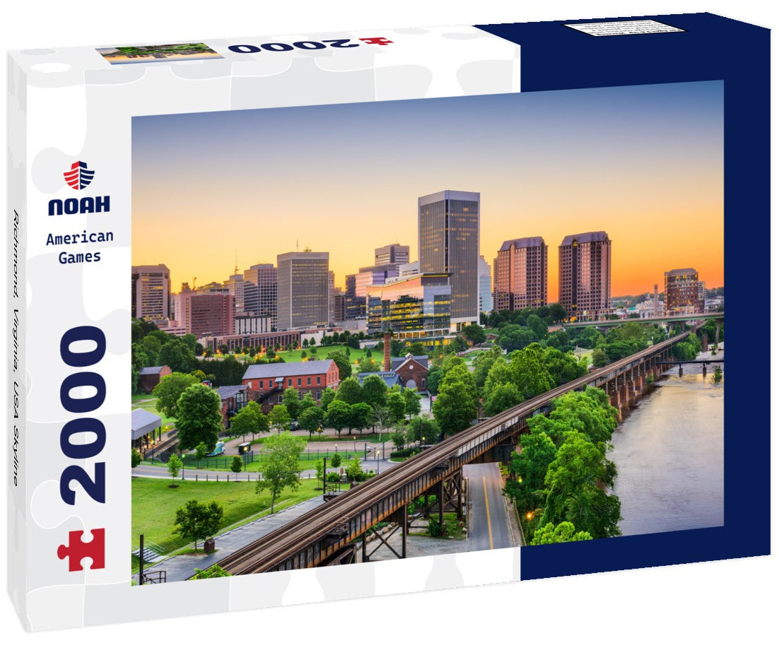Noah Jigsaw Puzzle Richmond, Virginia, USA Skyline 2000 Pieces