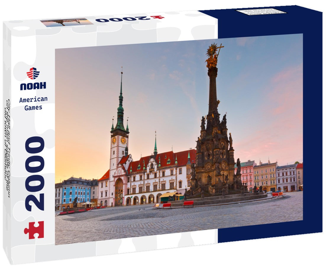 Noah Jigsaw Puzzle City Hall and Trinity Column on the main square of the old town of Olomouc, Czech Republic 2000 Pieces