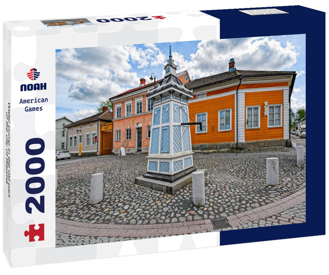 Noah Jigsaw Puzzle Water pump in the old part of the city of Rauma 2000 Pieces
