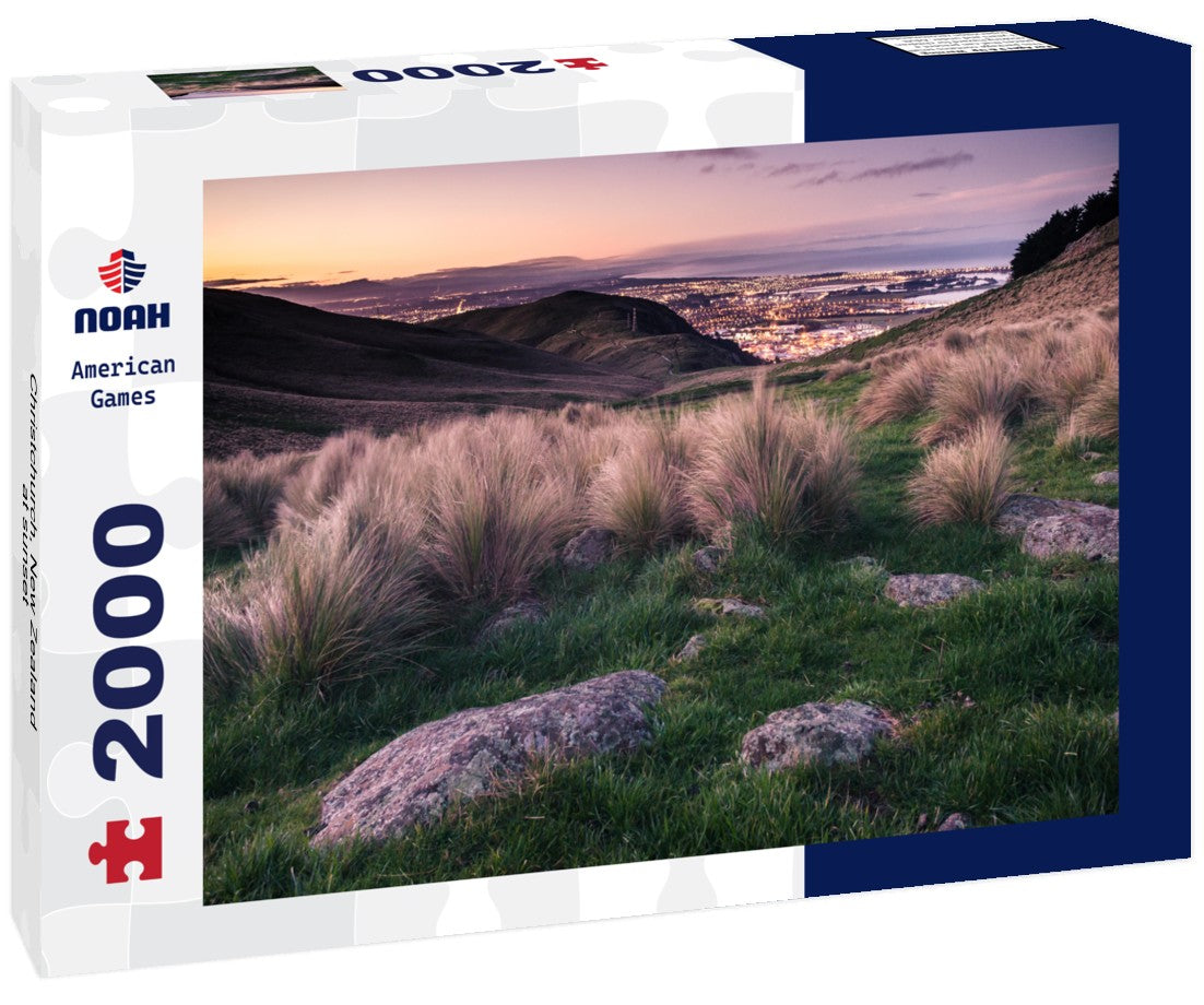 Noah Jigsaw Puzzle Christchurch, New Zealand, at sunset 2000 Pieces