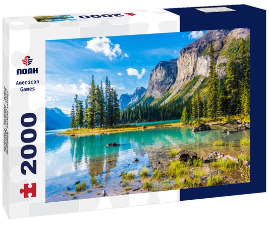 Noah Jigsaw Puzzle Ghost Island, Maligne Lake, Jasper National Park, Alberta, Canada 2000 Pieces