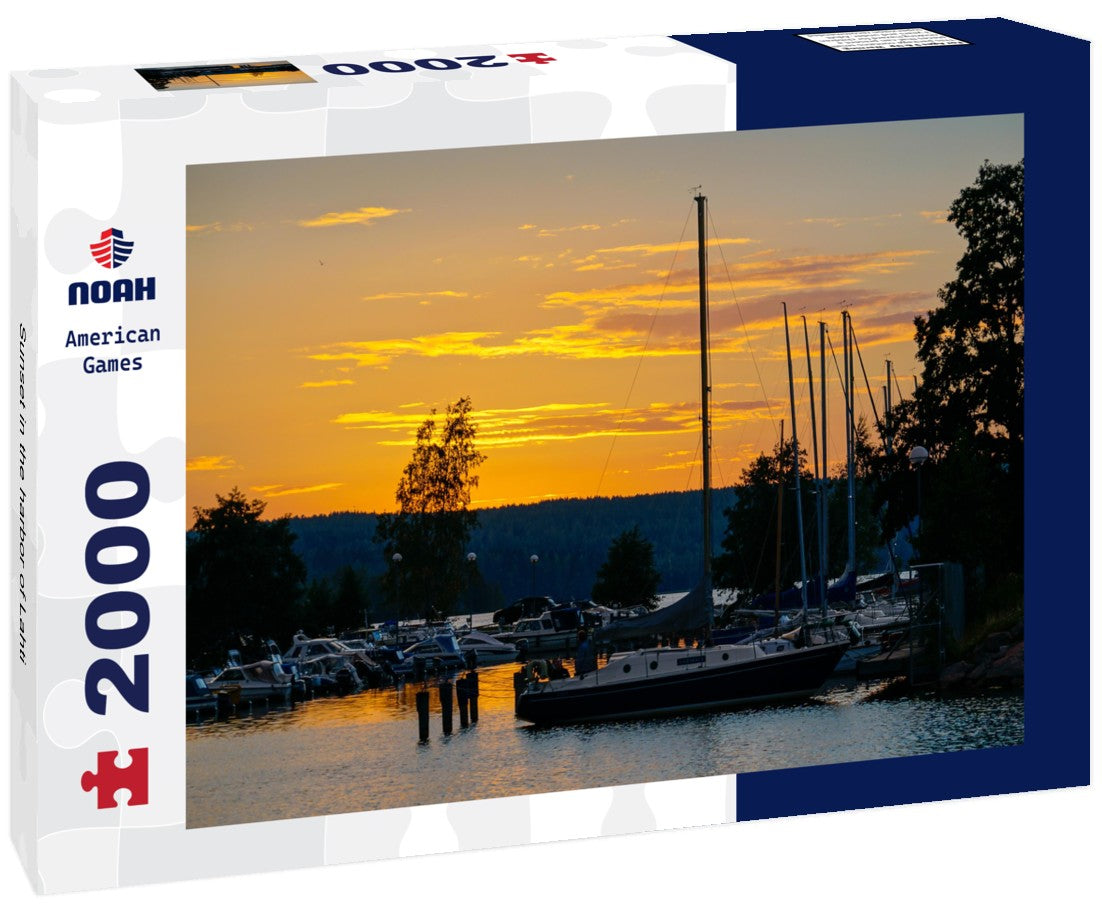 Noah Jigsaw Puzzle Sunset in the harbor of Lahti 2000 Pieces