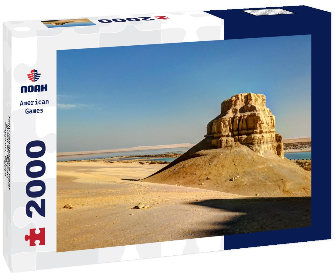 Noah Jigsaw Puzzle Hilly landscape near Wadi El Rayan, Fayyum, Egypt 2000 Pieces