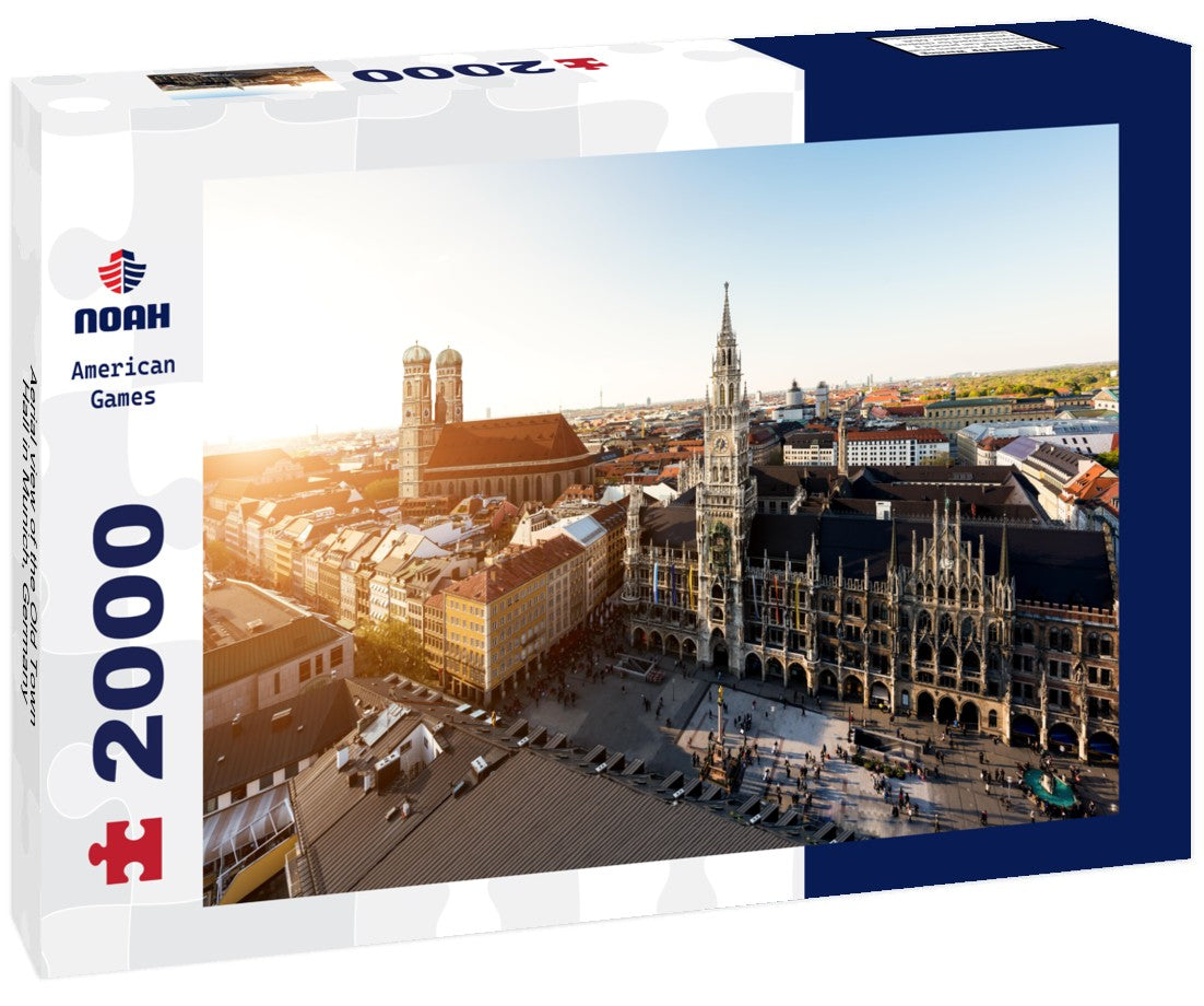Noah Jigsaw Puzzle Aerial view of the Old Town Hall in Munich, Germany 2000 Pieces