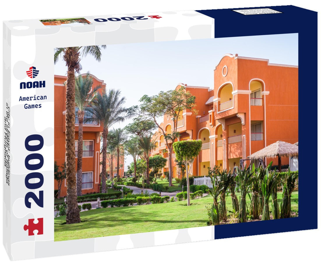 Noah Jigsaw Puzzle City in Egypt: buildings in the streets of Safaga and Hurghada 2000 Pieces