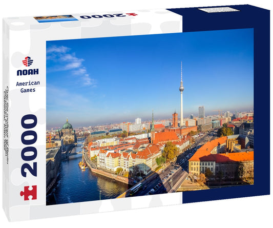 Noah Jigsaw Puzzle Over the rooftops of Berlin, television tower, Berlin Cathedral, town hall 2000 Pieces