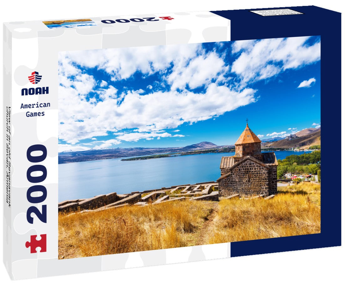 Noah Jigsaw Puzzle View of an old Sevanavank church in Sevan, Armenia 2000 Pieces
