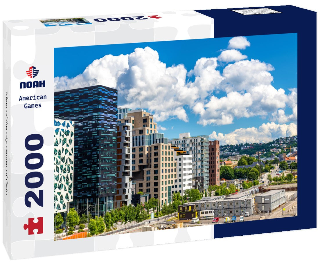 Noah Jigsaw Puzzle View of the city center of Oslo 2000 Pieces