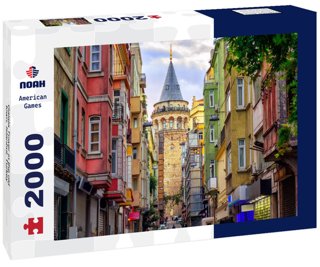 Noah Jigsaw Puzzle Galata Tower in the old town, Istanbul, Turkey 2000 Pieces