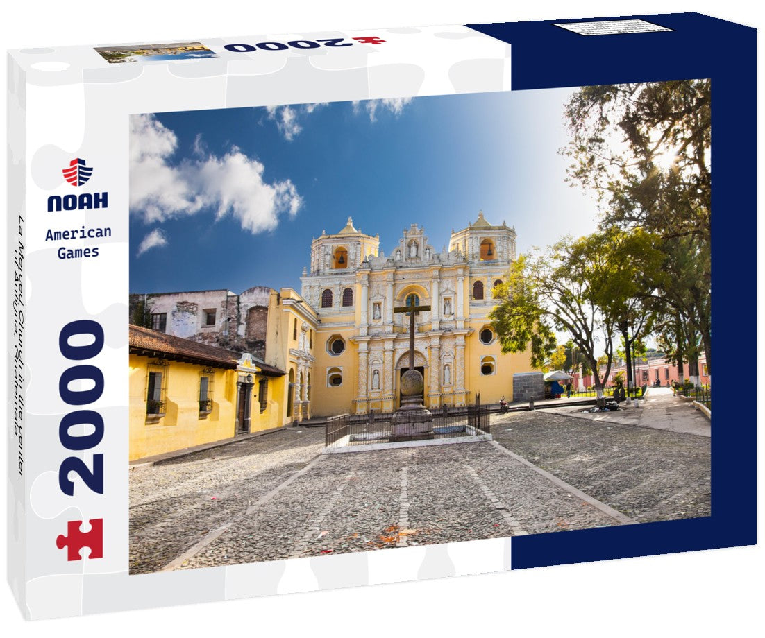 Noah Jigsaw Puzzle La Merced Church in the center of Antigua, Guatemala 2000 Pieces