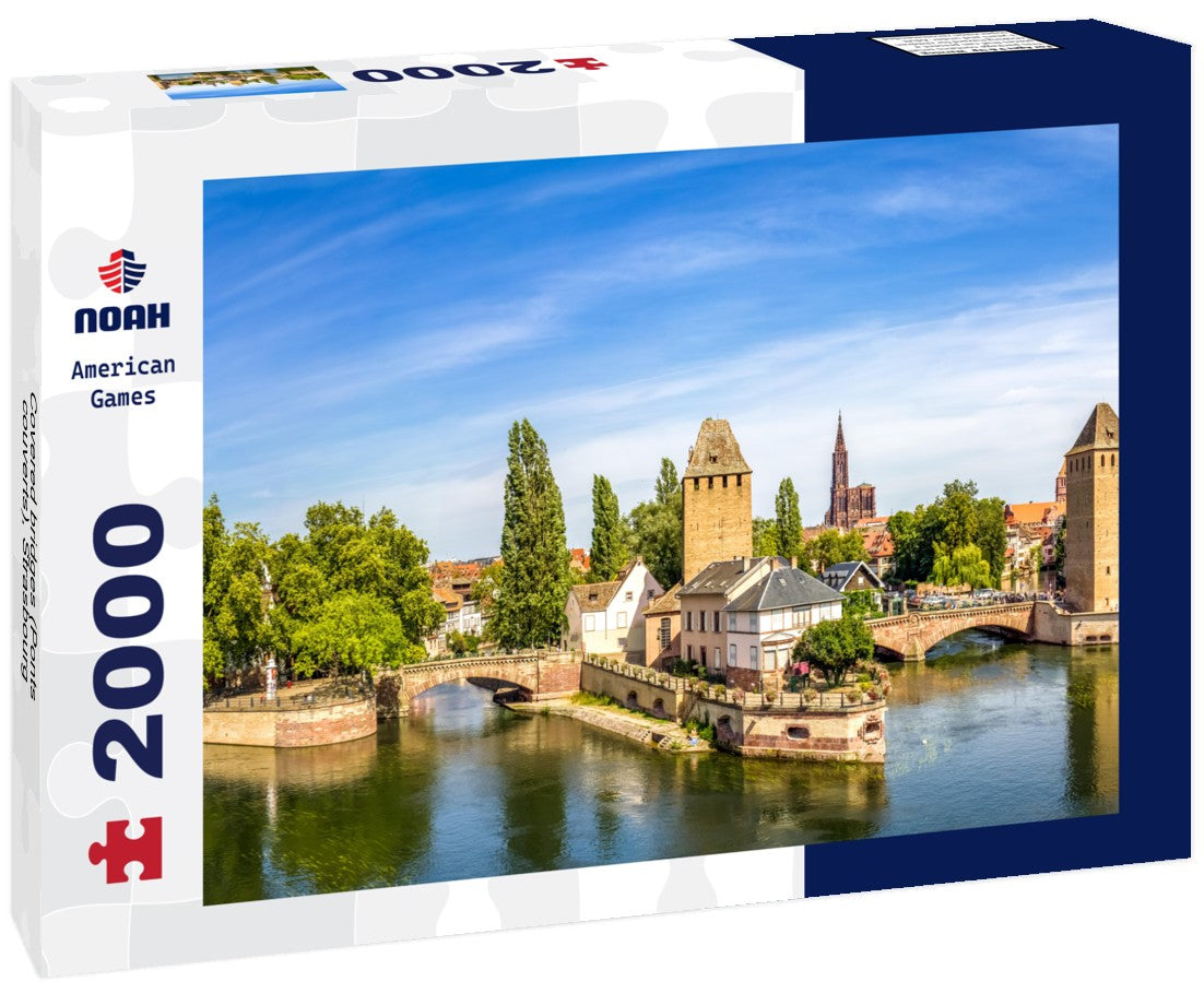 Noah Jigsaw Puzzle Covered bridges (Ponts couverts), Strasbourg 2000 Pieces
