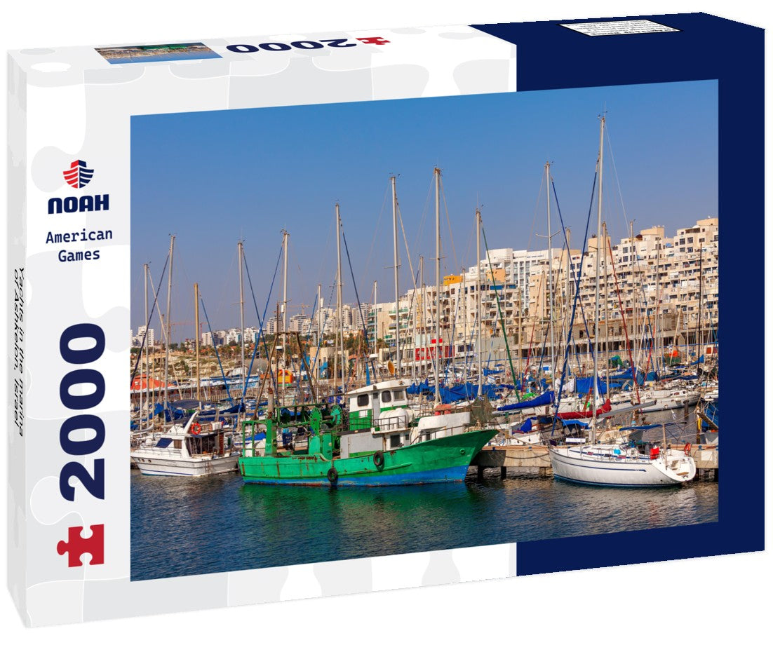Noah Jigsaw Puzzle Yachts in the marina of Ashkelon, Israel 2000 Pieces