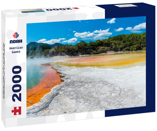 Noah Jigsaw Puzzle Boiling water in the Champagne Pool - Wai-O-Tapu, New Zealand 2000 Pieces
