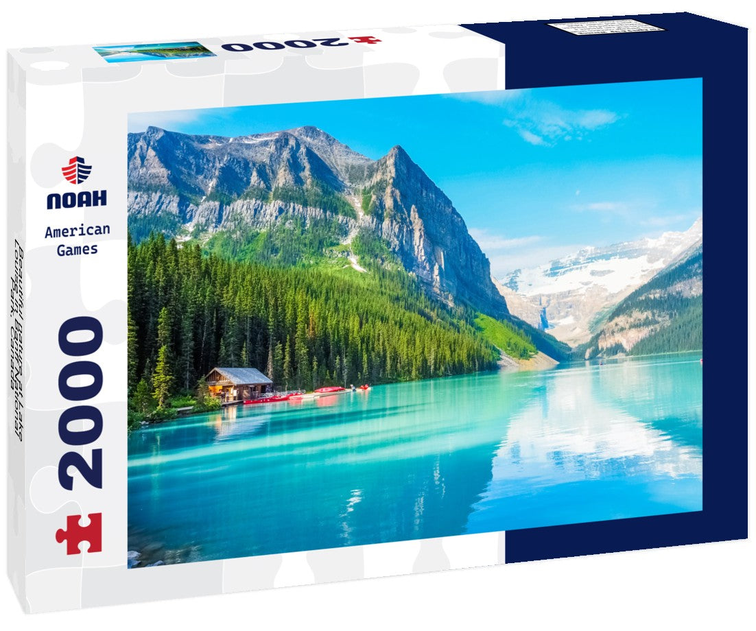Noah Jigsaw Puzzle Beautiful nature at Lake Louise in Banff National Park, Canada 2000 Pieces
