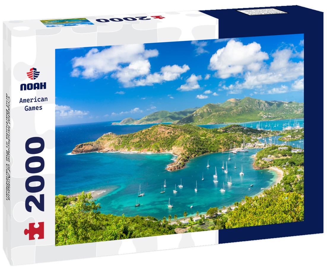 Noah Jigsaw Puzzle Coastal landscape of Antigua and Barbuda in the Caribbean 2000 Pieces