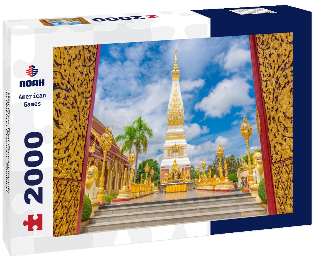 Noah Jigsaw Puzzle Wat Phra That Panom temple in Nakhon Phanom, Thailand 2000 Pieces