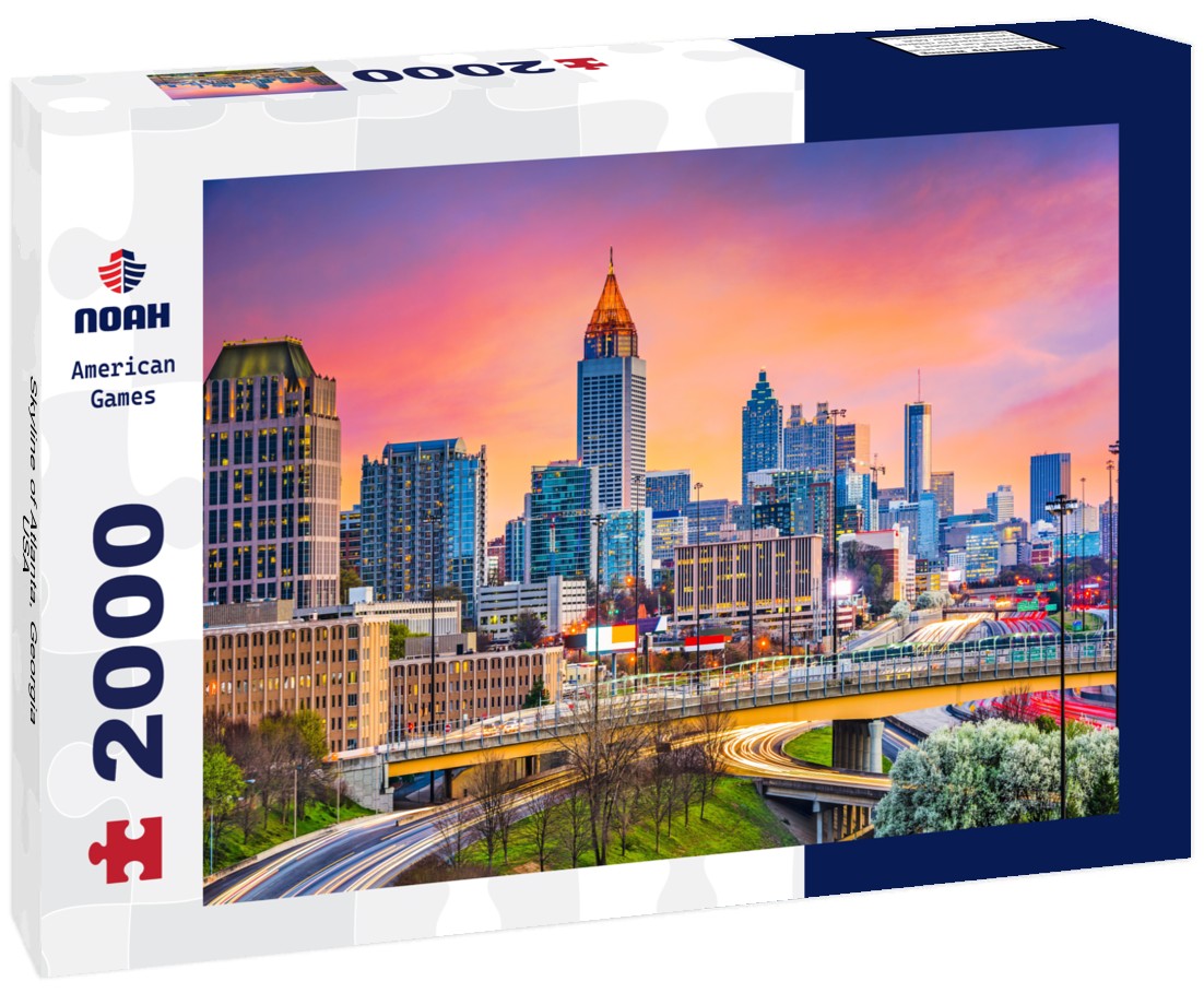 Noah Jigsaw Puzzle Skyline of Atlanta, Georgia, USA 2000 Pieces