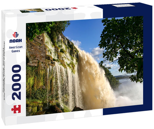 Noah Jigsaw Puzzle Waterfall in Canaima National Park, Venezuela, South America 2000 Pieces