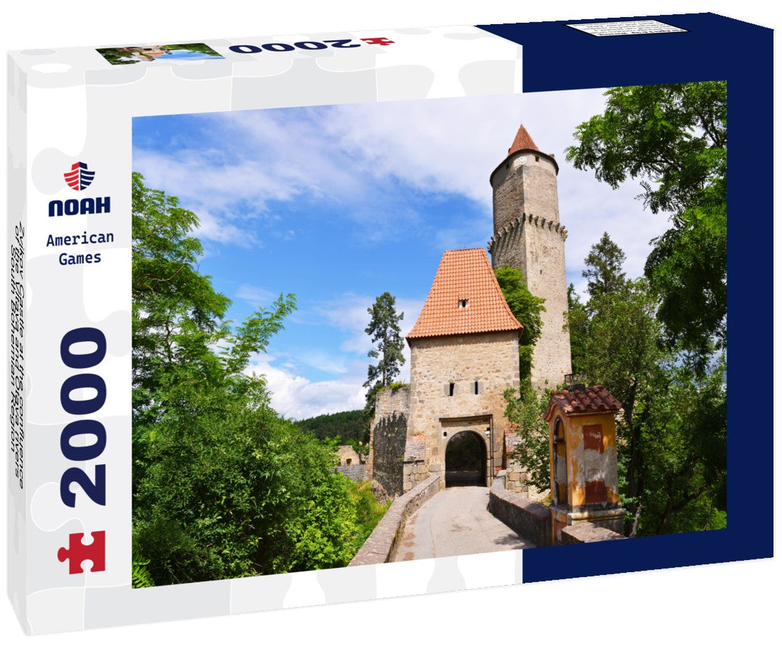 Noah Jigsaw Puzzle Zvikov Castle at the confluence of the Vltava and Otava rivers, South Bohemian Region 2000 Pieces