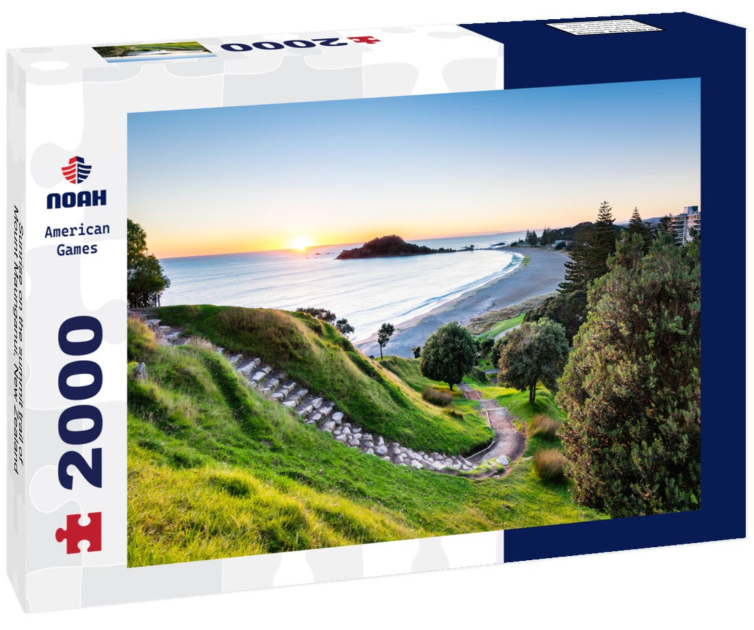 Noah Jigsaw Puzzle Sunrise on the summit trail of Mount Maunganui, New Zealand 2000 Pieces