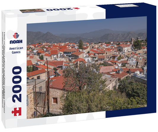 Noah Jigsaw Puzzle View of Pano Lefkara and Kato Lefkara villages, mountainous traditional villages, located at the foot of the Troodos Mountains in Larnaka district, Cyprus 2000 pieces