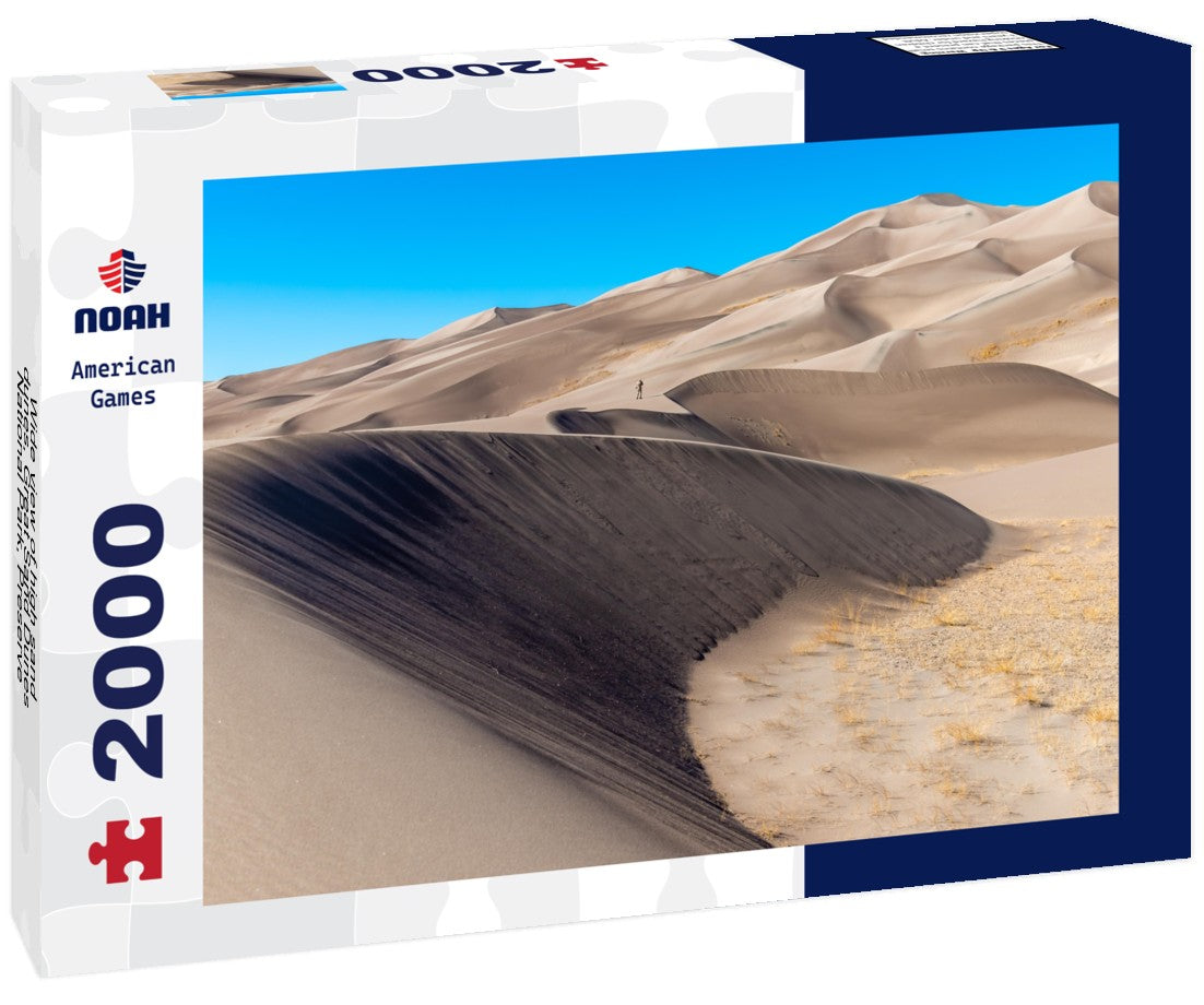 Noah Jigsaw Puzzle Wide view of high sand dunes, Great Sand Dunes National Park, Preserve Colorado, USA 2000 pieces