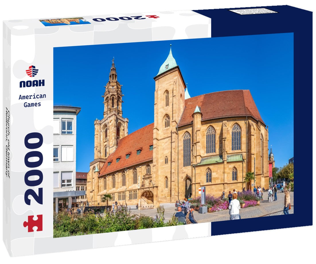 Church, old town of Heilbronn, Germany 2000pc Puzzle