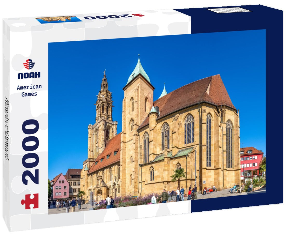 Noah Jigsaw Puzzle Church, old town of Heilbronn, Germany 2000 pieces