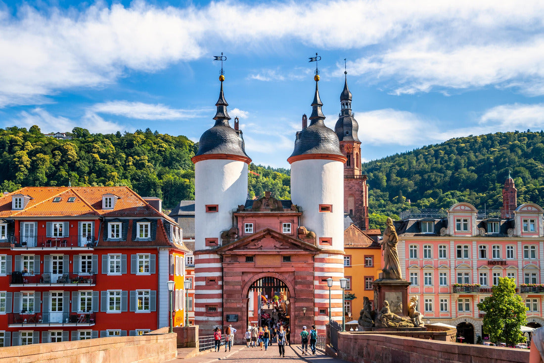 Old bridge, old town of Heidelberg, Germany 2000pc Puzzle