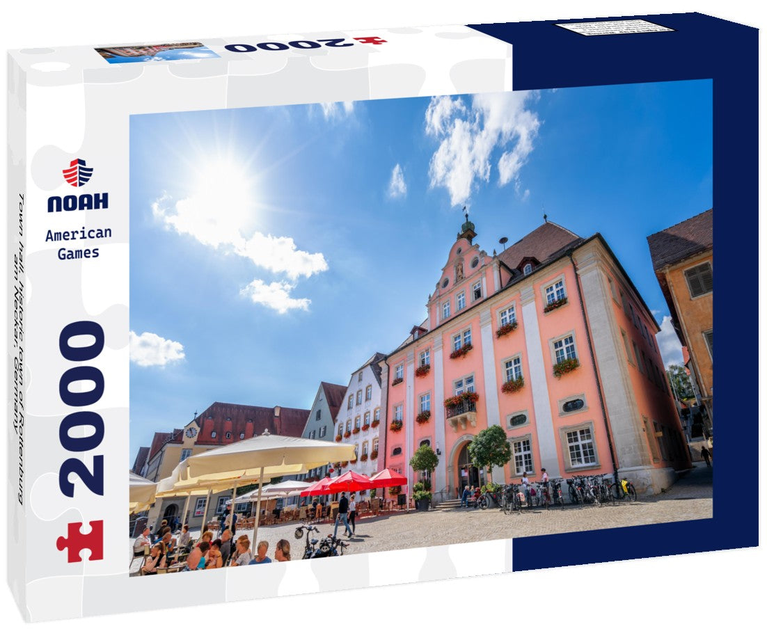 Town hall, historic town of Rottenburg am Neckar, Germany 2000pc Puzzle