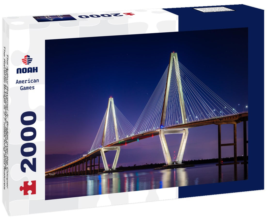 Noah Jigsaw Puzzle The Arthur Ravenel Jr. Bridge over the Cooper River in Charleston, South Carolina. The Ravenel Bridge is 2.7 miles long and features a pedestrian walkway the entire length 2000 pieces