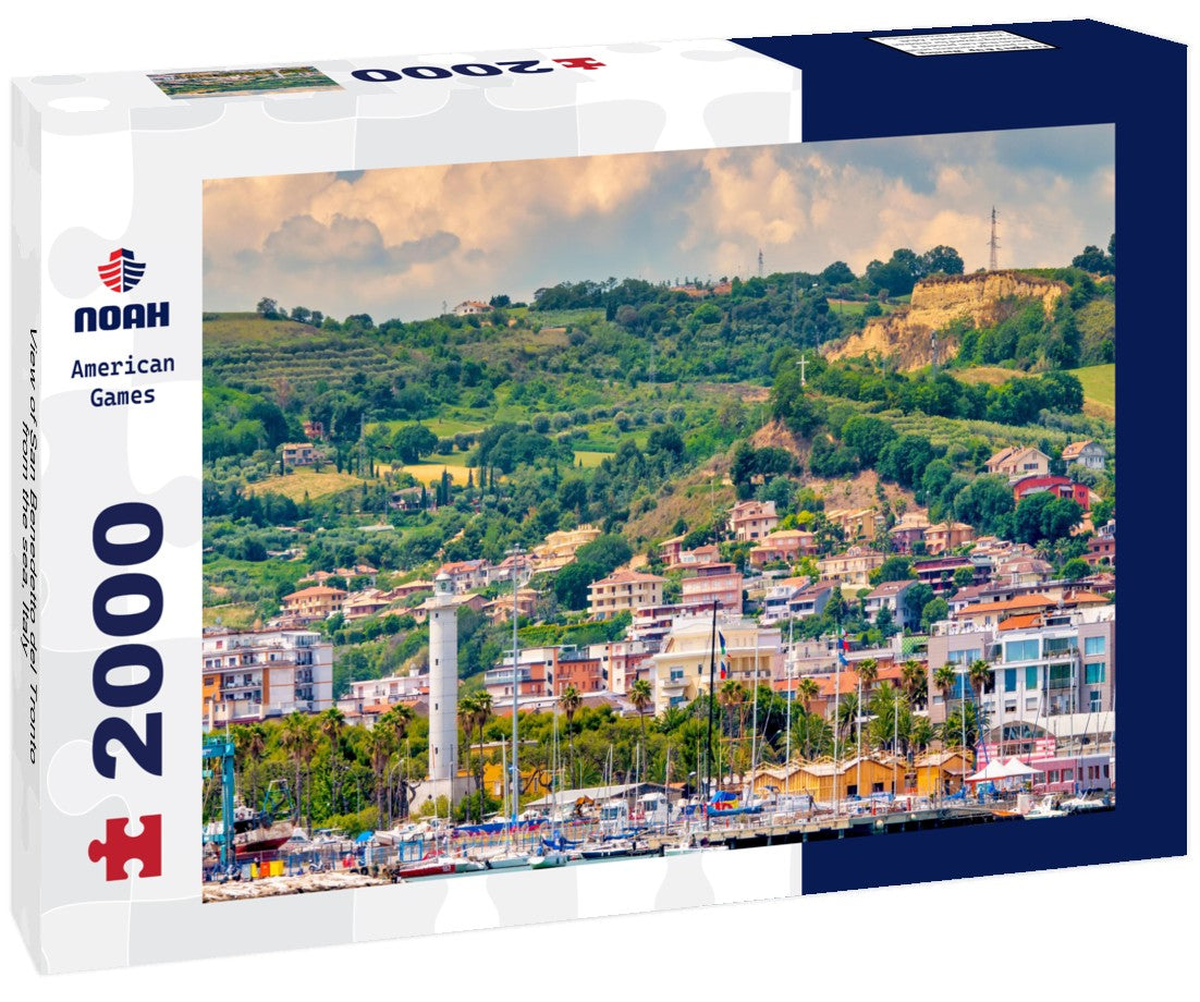 Noah Jigsaw Puzzle View of San Benedetto del Tronto from the sea, Italy 2000 pieces
