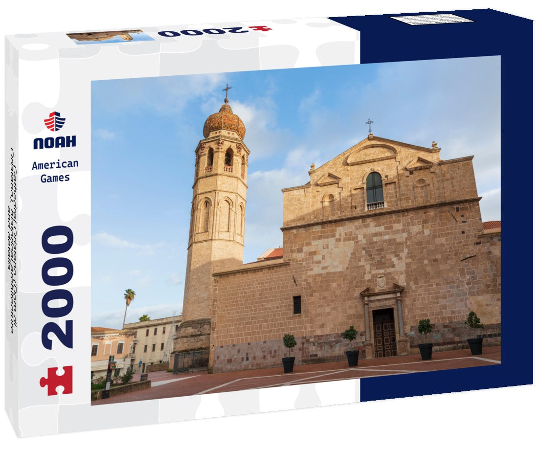 Noah Jigsaw Puzzle Cathedral Oristano (Dom di Oristano), historical architecture and details 2000 pieces