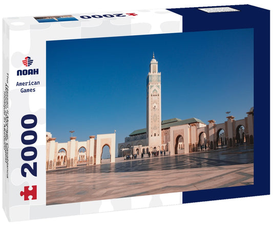 Noah Jigsaw Puzzle The Hassan II Mosque, Casablanca, Morocco 2023. The largest mosque in Morocco 2000 pieces