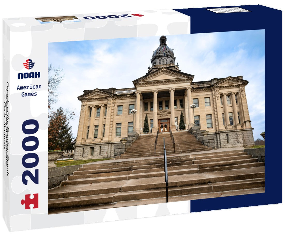Noah Jigsaw Puzzle Facade of the Bourbon County Courthouse in downtown Paris, Kentucky 2000 pieces