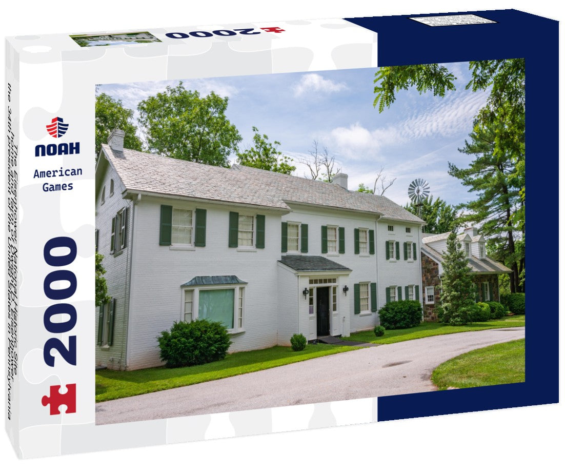 Noah Jigsaw Puzzle The Eisenhower National Historic Site, home and farm of Dwight D. Eisenhower, the 34th president of the United States in Pennsylvania 2000 pieces