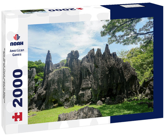 Noah Jigsaw Puzzle Karts Rock Park area in Maros, South Sulawesi, Indonesia 2000 pieces