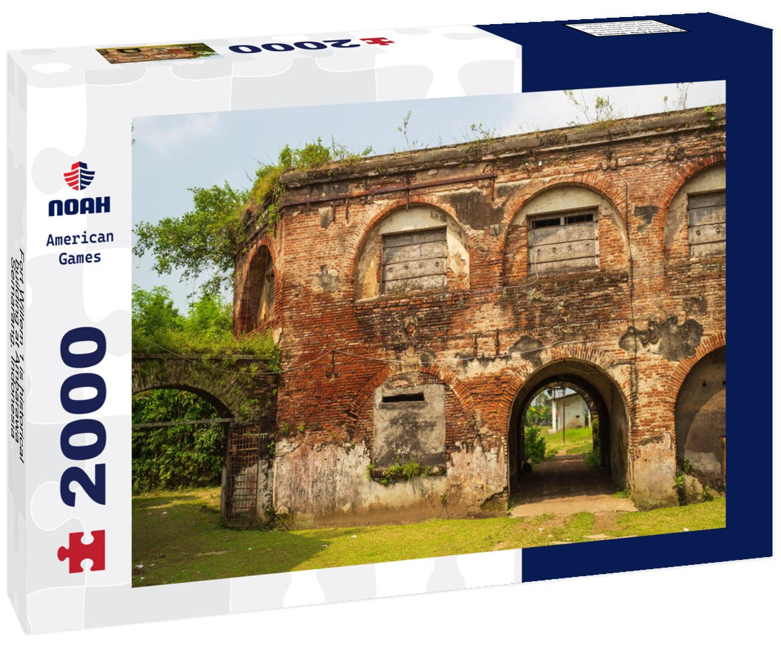 Noah Jigsaw Puzzle Fort Willem 1 is historical building at Ambarawa, Semarang, Indonesia 2000 pieces