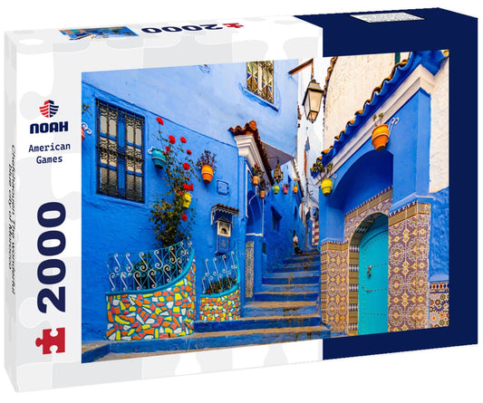 Noah Jigsaw Puzzle Chefchaouen The wonderful blue city of Morocco 2000 pieces