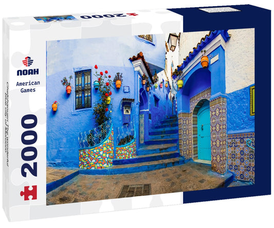 Noah Jigsaw Puzzle Chefchaouen The wonderful blue city of Morocco 2000 pieces