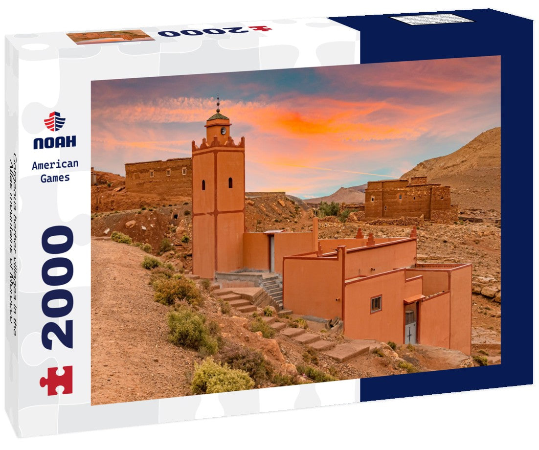 Noah Jigsaw Puzzle Gorgeous berber villages in the Atlas mountains of Morocco 2000 pieces
