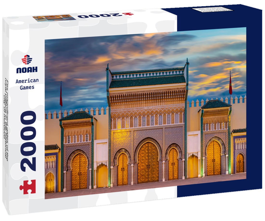 Noah Jigsaw Puzzle Fes magnificent gates of the royal palace in the historical city of morocco 2000 pieces