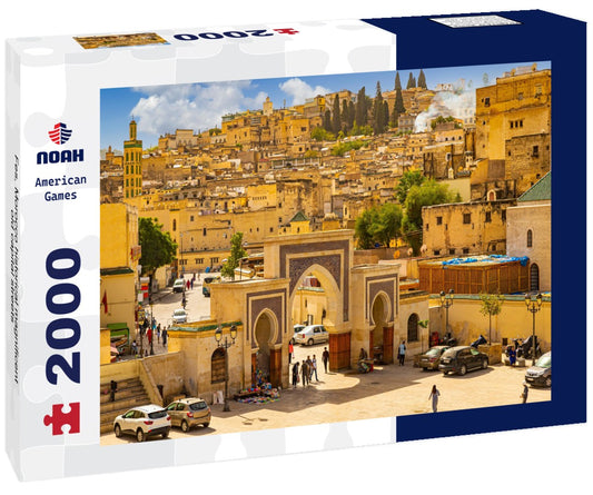 Noah Jigsaw Puzzle Fes, Morocco historical magnificent old capital streets 2000 pieces