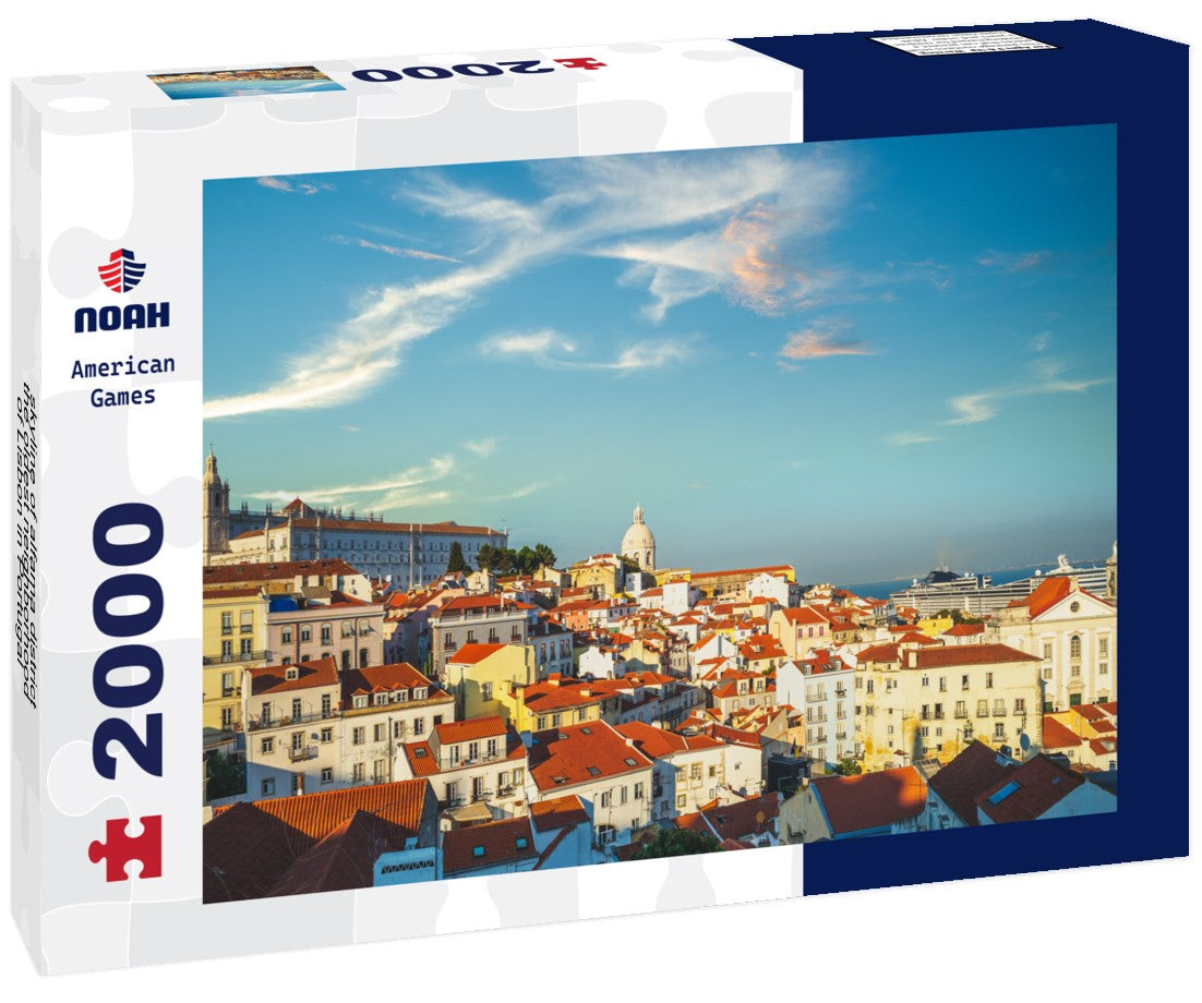 Noah Jigsaw Puzzle skyline of alfama district, the oldest neighborhood of Lisbon in Portugal 2000 pieces