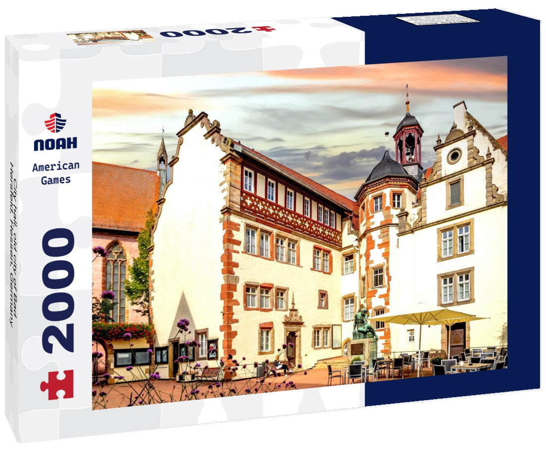Noah Jigsaw Puzzle City hall, old city of Bad Hersfeld, Hessen, Germany 2000 pieces